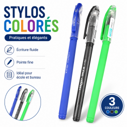 Stylo coloré pratique et élégant