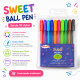 Set Sweet Ball Pen Elkalem composé de 10 stylos à bille