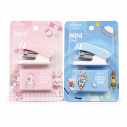 Mini agrafeuse pastel avec boîte d’agrafes 26/6 incluse