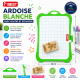Ardoise blanche BEST à surface quadrillée