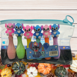 Set de 6 stylos fantaisie multicolores avec personnages décoratifs