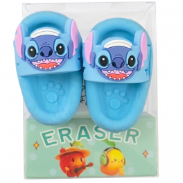 Gomme fantaisie bleue au design cartoon