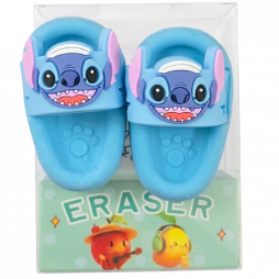 Gomme fantaisie bleue au design cartoon
