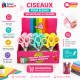 Ciseaux scolaires pour élèves avec bouts ronds sécurisés