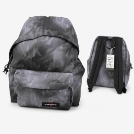Sac à dos Eastpak gris à motifs au design moderne