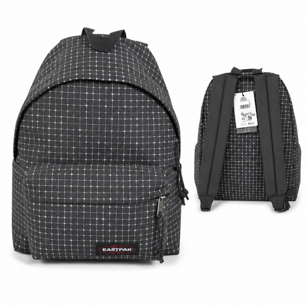 Sac à dos Eastpak gris foncé au style moderne et intemporel
