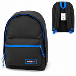 Sac à dos Eastpak noir avec détails bleus