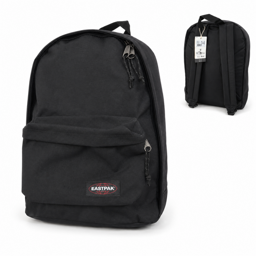 Sac à dos Eastpak noir au design sobre, moderne et polyvalent