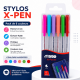 Pack de 6 stylos BIBO X-Pen aux couleurs assorties