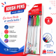 Pack de 4 stylos à bille Krish Pens