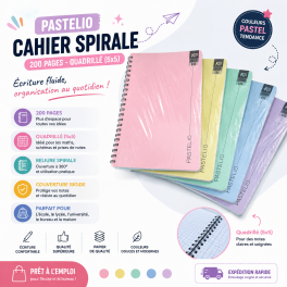 Cahier wiro Pastelio 200 pages