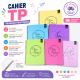Cahier de travaux pratiques 96 pages, format 24 × 32 cm, papier 80 g de bonne qualité