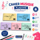 Cahier de musique plastifié de 48 pages