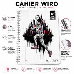 Cahier Wiro 200 pages Seyès
