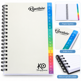 Cahier répertoire KO de 108 pages