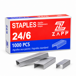 Boîte  d’agrafes ZAPP 24/6  1000 pièces