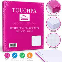 Recharge de classeur SYS Yamama Papier  Touchpa