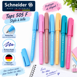 Stylo à bille Schneider Tops  bleu