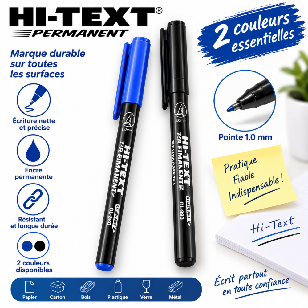 Stylo point fine HI-TEXT