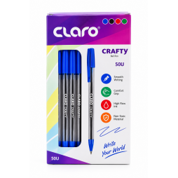 Stylo à bille Claro Crafty bleu