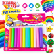 Pâte à modeler Kiddy Clay  12 couleurs néon
