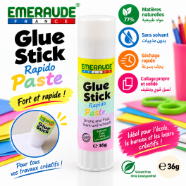 Colle en stick EMERAUDE Rapido Paste 36 g