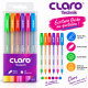 Set de 6 stylos à bille Claro Technik aux couleurs variées