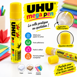 Colle UHU Mega Pen 50 ml