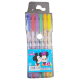 Lot de 6 stylos à bille colorés 1,0 mm