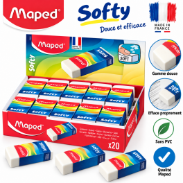 Gomme Maped Softy douce et efficace G M