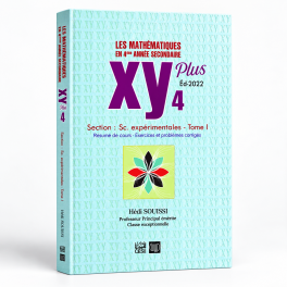 XY Plus 4  Mathématiques Section Sciences expérimentales  Tome 1