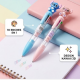 Stylos fantaisie aux couleurs bleu et rose