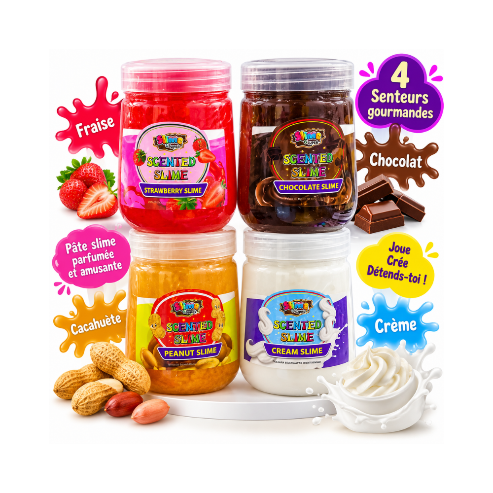 le Scented Slime parfumé  une pâte slime souple et amusante