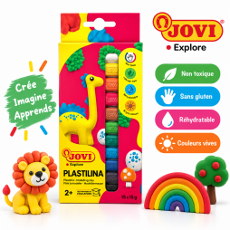 Pâte à modeler JOVI Plastilina – 15 couleurs | Dès 2 ans