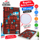 Registre ALADIN SABANA 300 pages petits carreaux 5/5  A4