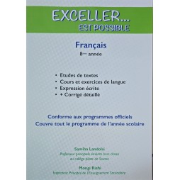 EXCELLER EST POSSIBLE 8ème FRANCAIS